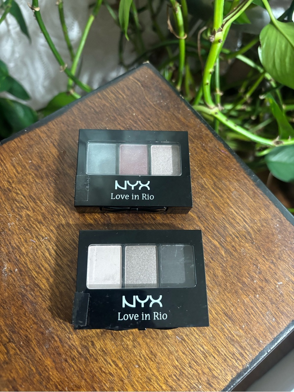 Set Of Two NYX Love in Rio Eyeshadow Trios 2 x 3 x 0.035 Oz.
